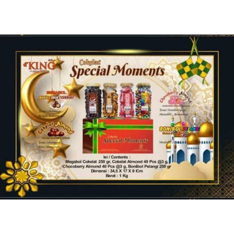 

QH SPESIAL MOMENT Cokelat Almond King Spesial Moment 1 Dus