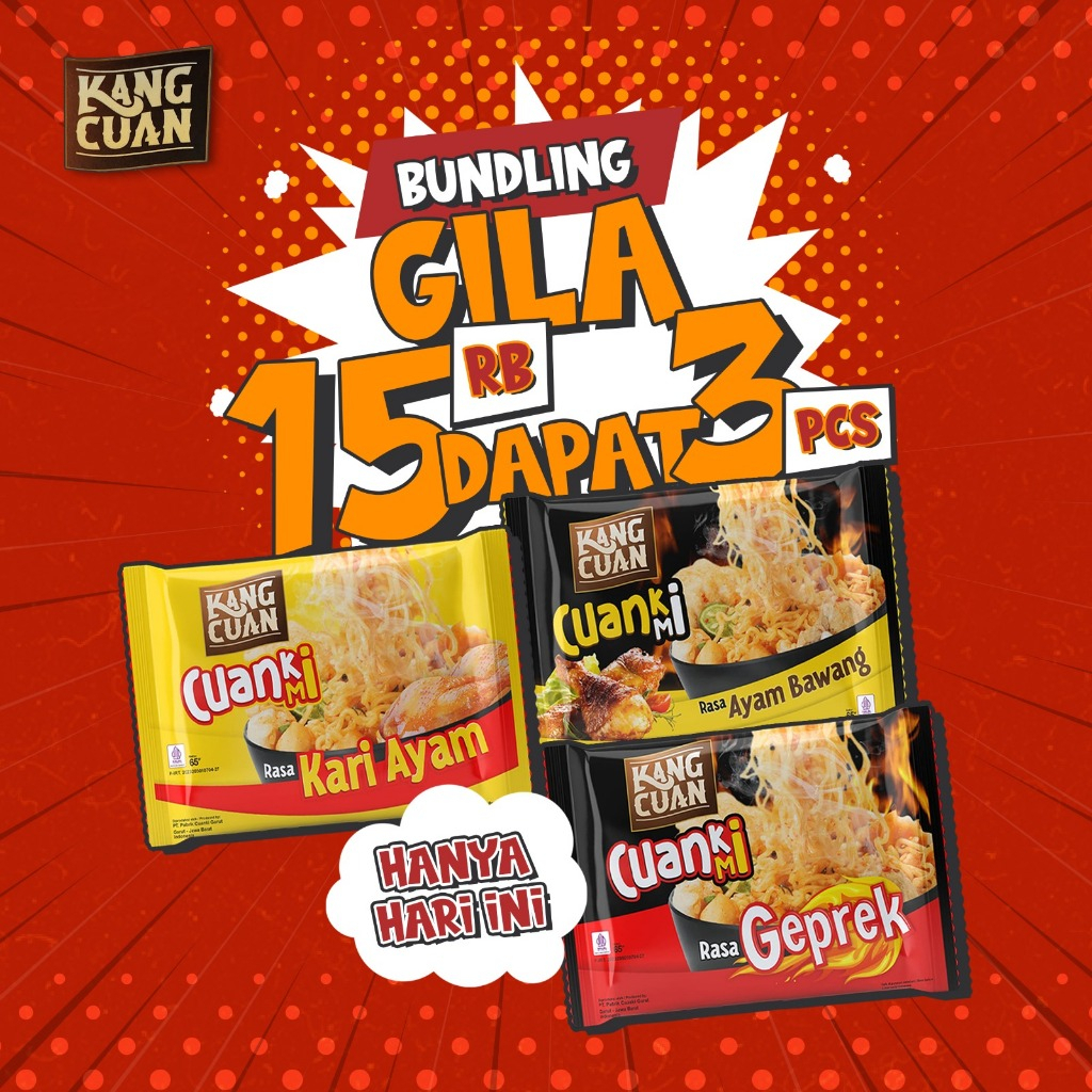 

Terlaris 3 Cuanki Mi Instan Bermacam Varian Rasa Khas Garut Termurah