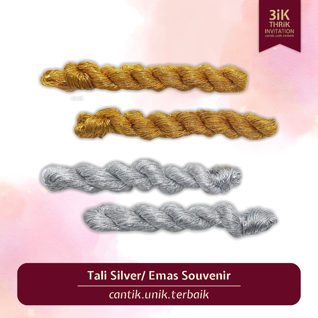 

Tali Perekat Silver/Emas Souvenir Sovenir Suvenir Murah