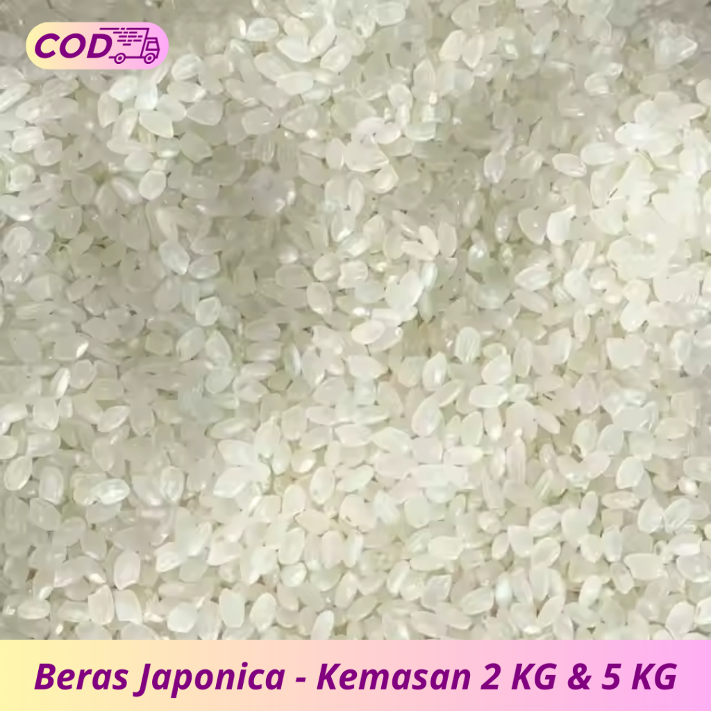 

Beras Japonica / Beras Jepang - Berat: 2 kg & 5 kg - Grosir Beras Jepang