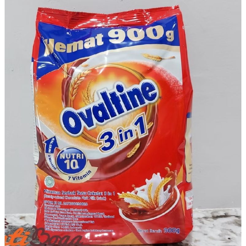 

Ovaltine 3 in 1 susu bubuk coklat 900gram