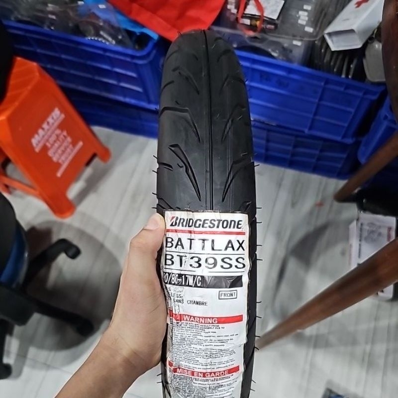 Ban Luar Battlax BT39SS BT 39 SS 90 80 17 Original Japan