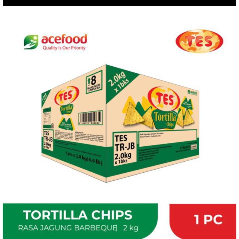 

Tes tortila rasa jagung barbeque