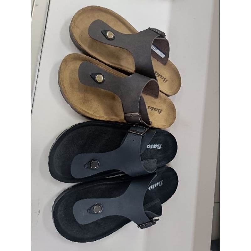 sandal japit pria kulit bata