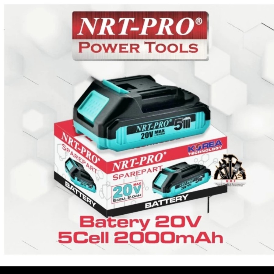 BATERAI NRT PRO 20V BOR CORDLESS 20 VOLT DC340 DC343 DC740 DC743
