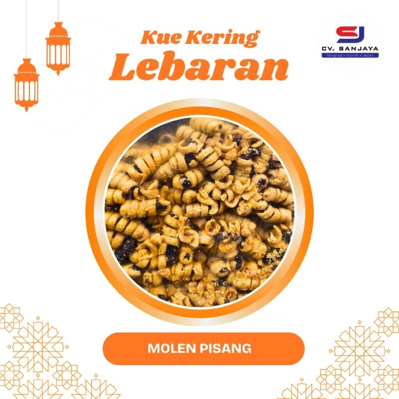 

KUE KERING MOLEN PISANG / PISANG MOLEN