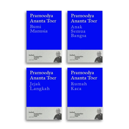 Buku Tetralogi Pulau Buru Edisi #SeabadPram (Bumi Manusia, Anak Semua Bangsa, Jejak Langkah & Rumah 