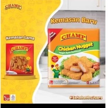 

champ chicken nugget 450gr | nuget naget ayam
