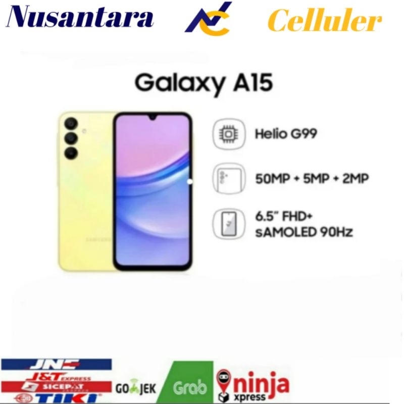 HP SAMSUNG GALAXY A15 4G LTE RAM 8 GB ROM 128 GB - Samsung A15 8/128 GB - Garansi Sein