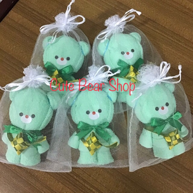 Souvenir Idul Fitri / Souvenir Lebaran Handuk Boneka Beruang / Hampers Lebaran Idul Fitri Beruang Ke