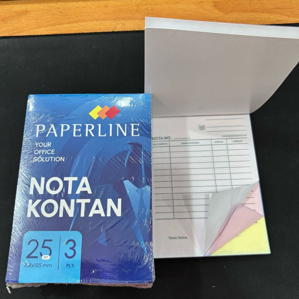 

Buku Nota Kontan 3 Ply Kecil Paperline / Nota Kontan 3 rangkap Kecil / Buku Nota paperline Kecil