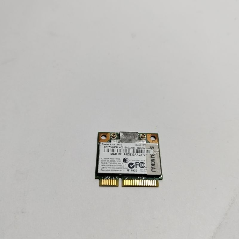 Wifi Wificard Laptop Axioo NEON RNW