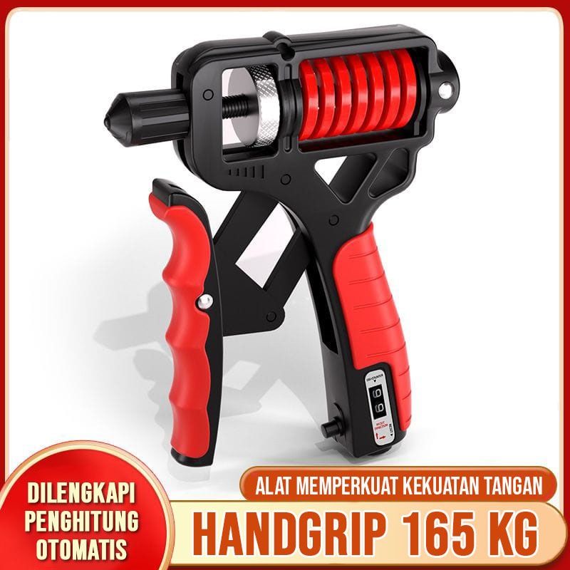 Handgrip Berat 5-165 KG Alat Olahraga Otot Tangan Hand Grip Dilengkapi Penghitung Otomatis