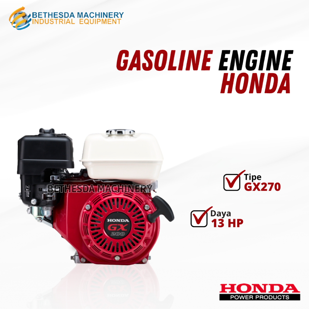 Mesin Penggerak 9 Hp Bensin Honda 9HP/PK Gasoline Engine