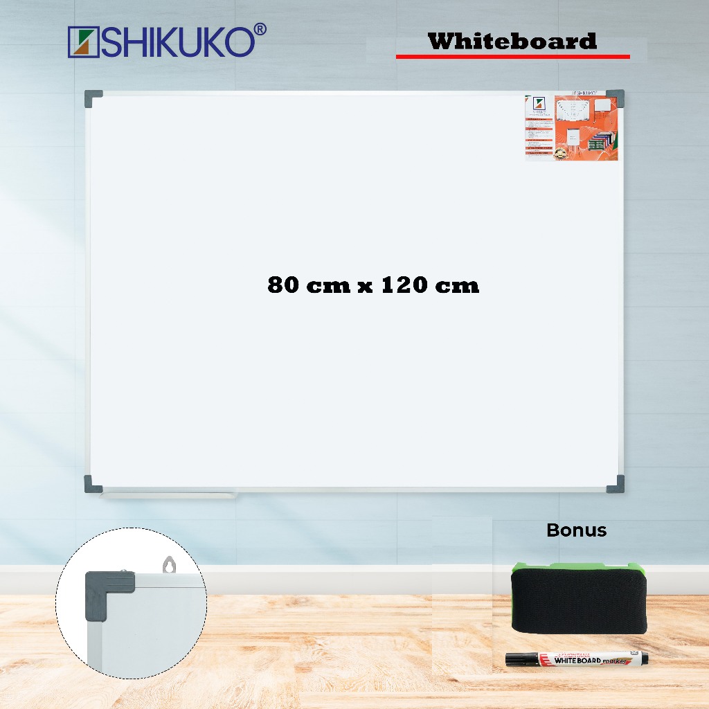 

Papan Tulis Whiteboard Besar 80 x 120 HPL
