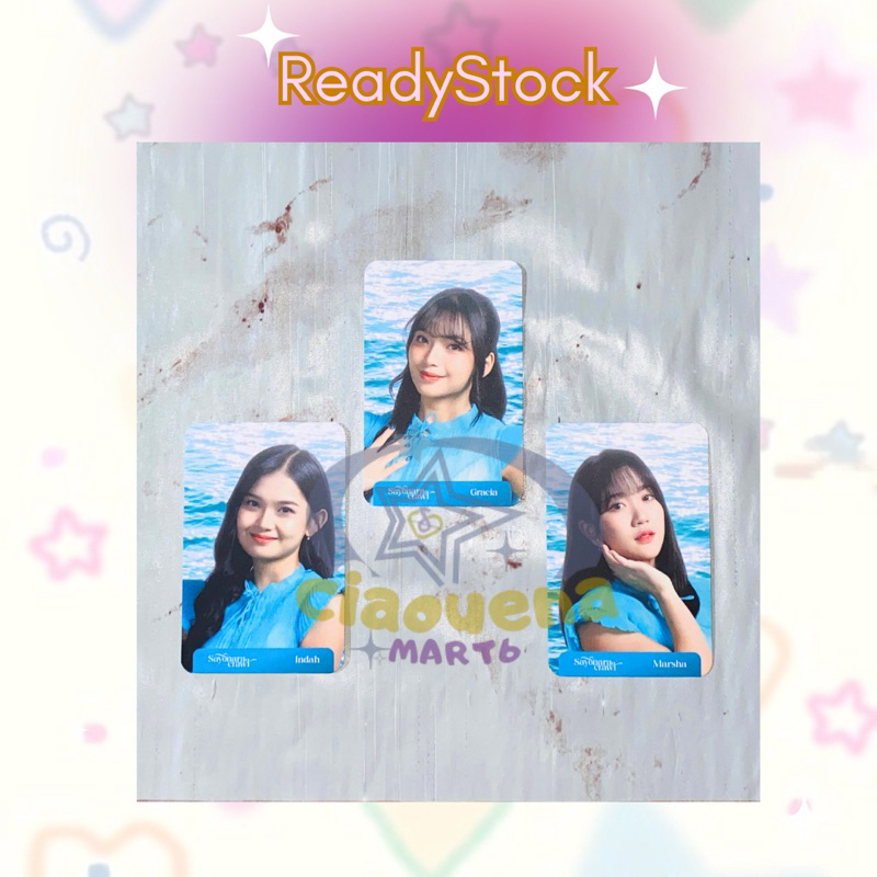 JKT48 PHOTOCARD LIMITED EDITON | Garcia, Marsha, Indah Sayonara Crawld