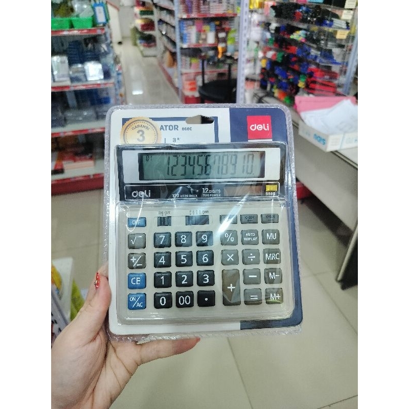 

Calculator Deli 12 Digits (868C)