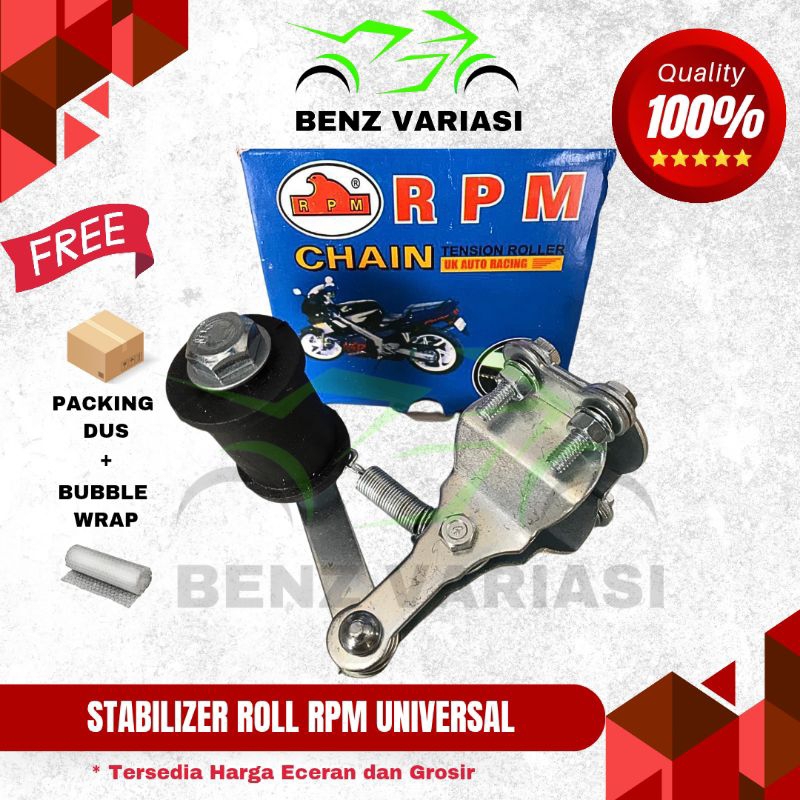 STABILIZER RANTAI RPM // STABILIZER PENYEIMBANG RANTAI ROLL MOTOR UNIVERSAL MERK RPM STABILIZER ROLL