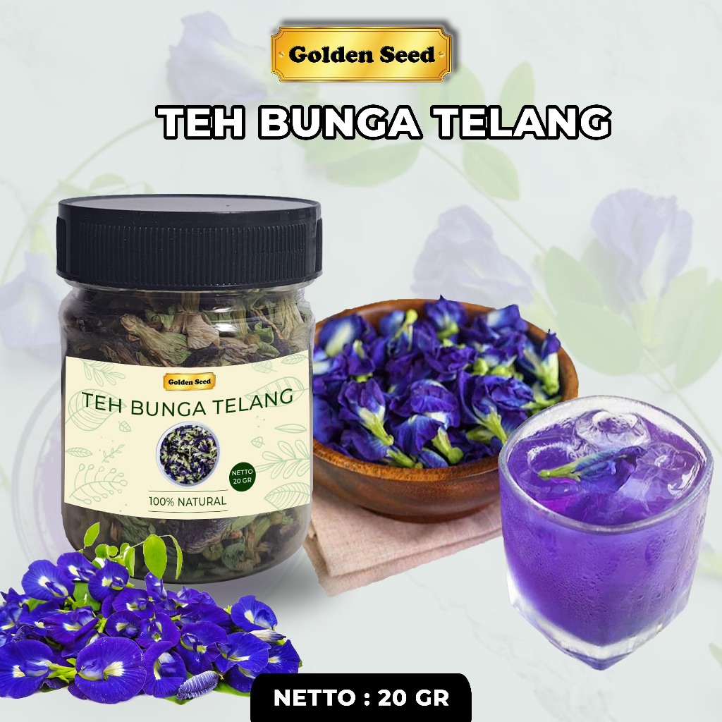 

BUNGA TELANG KERING 30 GRAM / BUNGA TELANG KERING ORGANIK 30 GR / TEH BUNGA TELANG 30GR / TEH BUNGA TELANG GRADE A