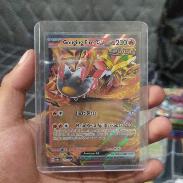 Kartu Pokemon ID Gouging Fire EX - Festival Terastal EX Sv8a 027/187 RR