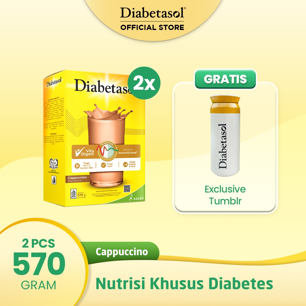 

Diabetasol Cappucino 570g (2pcs) Free Exclusive Tumblr