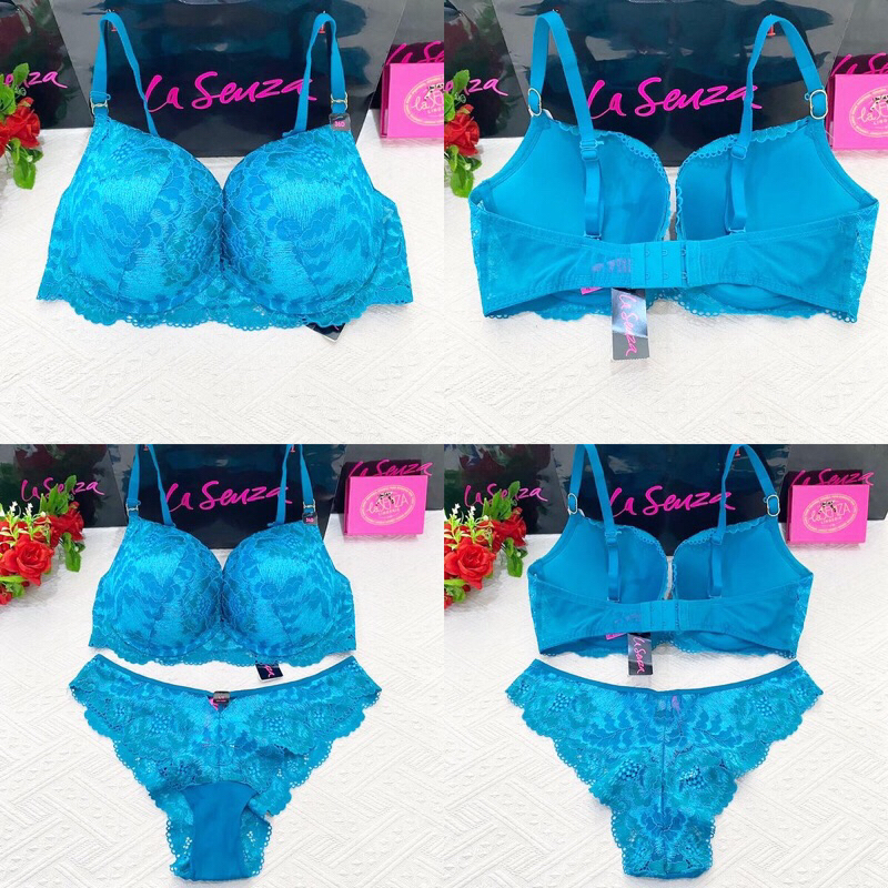 La Senza Original Bra Set Beyond Sexy Gel Push Up Size 36C 36D 11169506