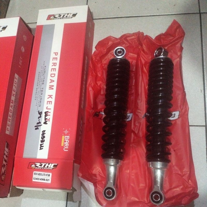 shock belakang shok belakang peredam kejut revo absolute ,blade ,karisma ,supra x 125 , revo fi ,sup