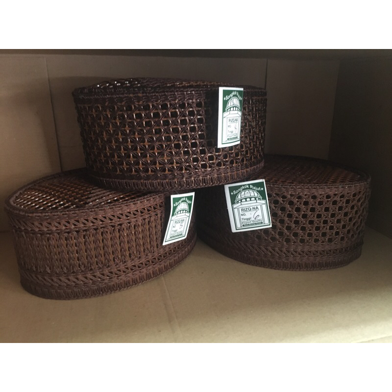 KOPIAH PECI ROTAN ASLI