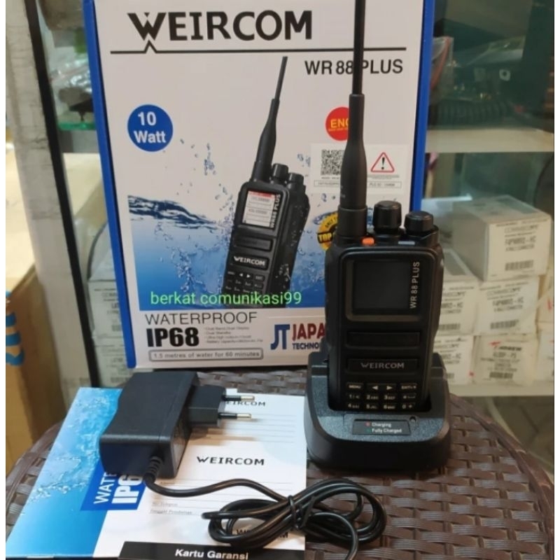 HT WEIRCOM WR-88PLUS DUAL BAND 10 WAT ORIGINAL WEIRCOM