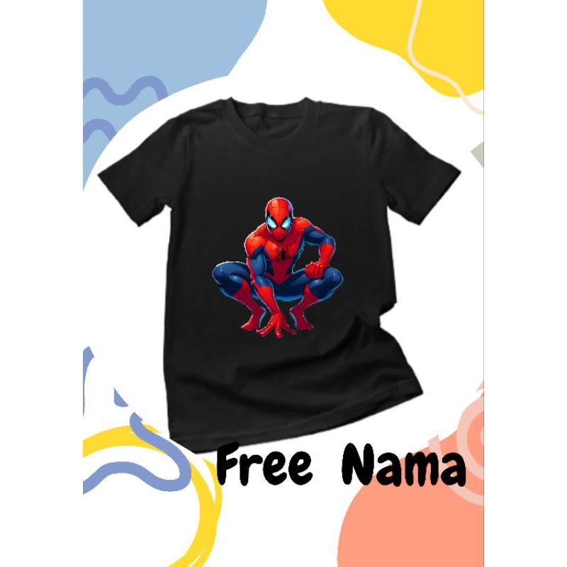Kaos Anak Spiderman Custome