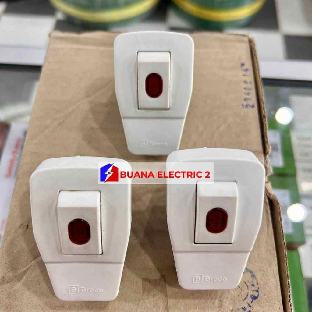 Broco Steker Lampu / Steker Saklar / Colokan saklar Broco 13311