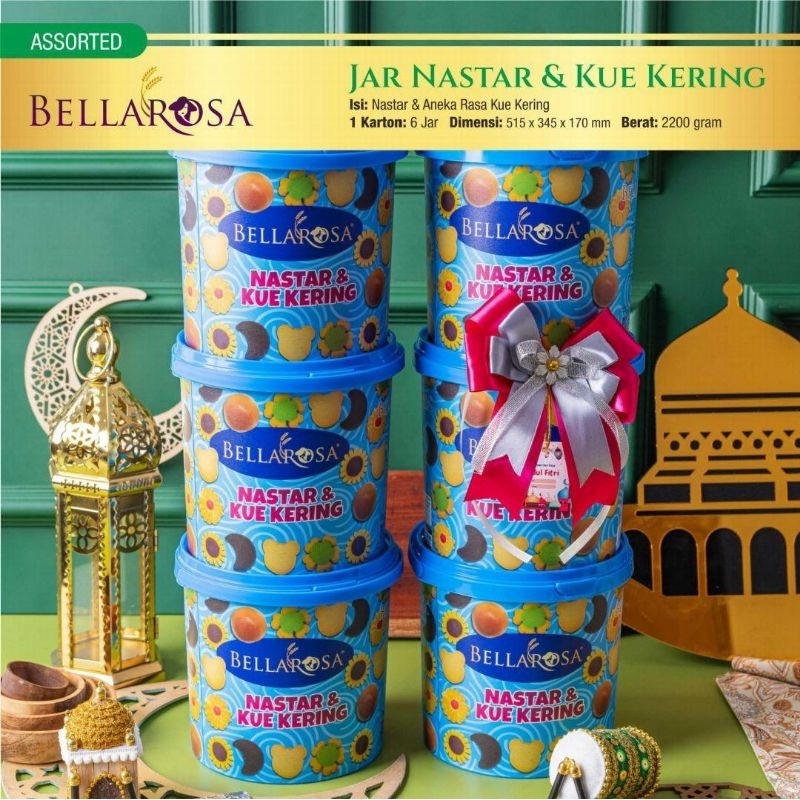 

Assorted BELLAROSA - Jar Nastar & Kue Kering