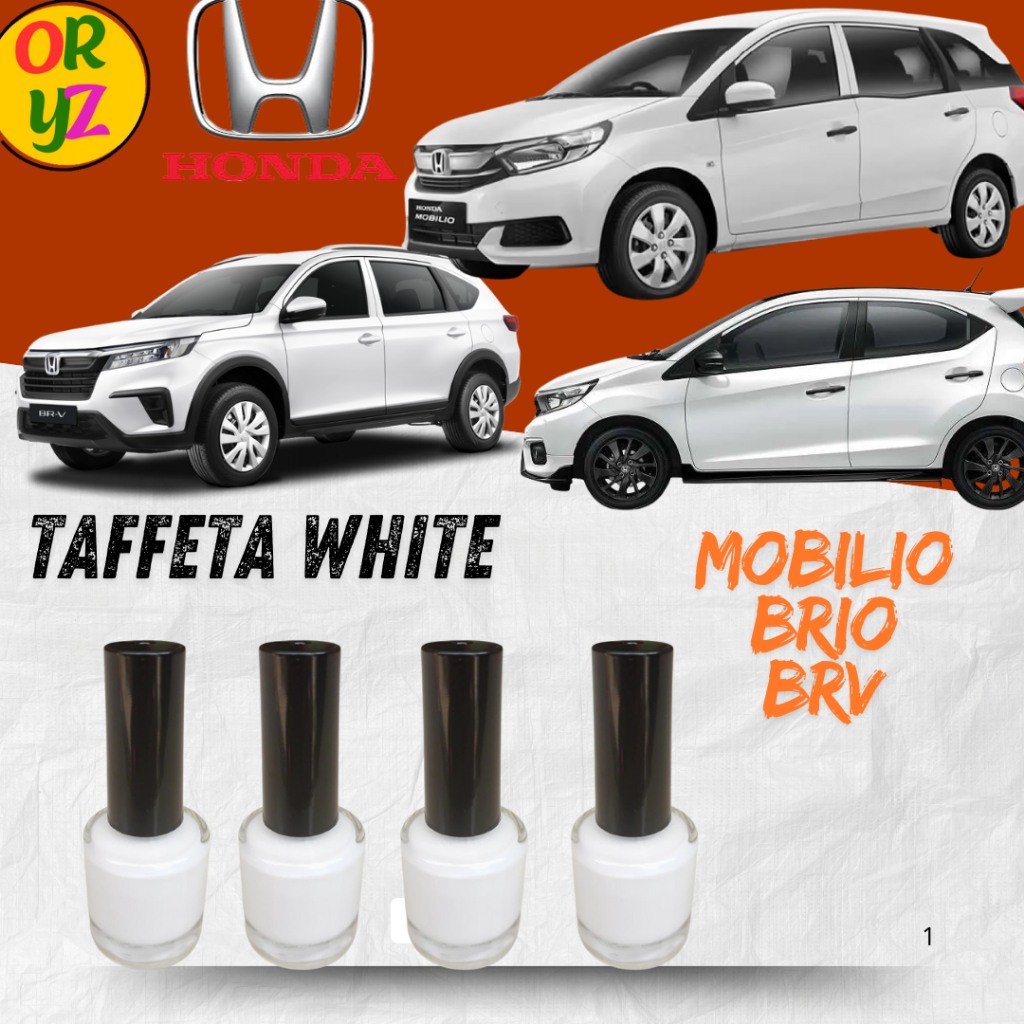 Cat Oles Mobil Taffeta White - Honda Mobilio, Brio, BRV NH578