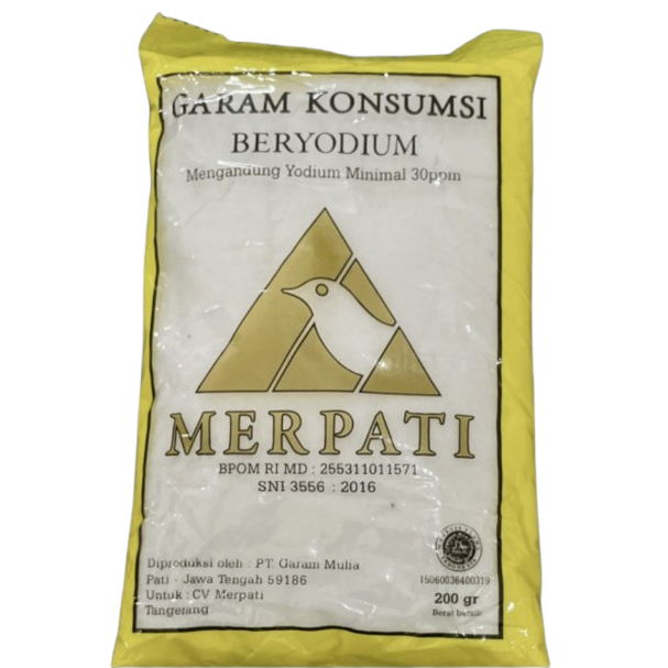 

RB MERPATI MAS Garam Masak (400g x 20 Bungkus 200g x 40 Bungkus)