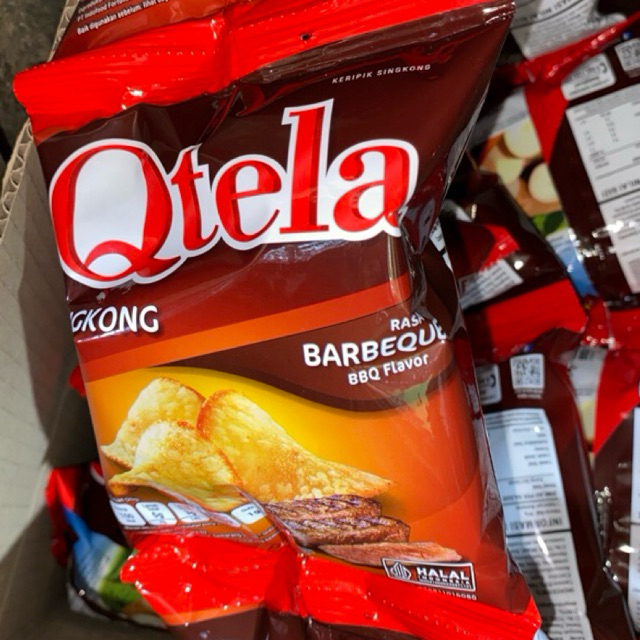 

QTELA Rasa Barbeque Per renceng isi 10 bungkus