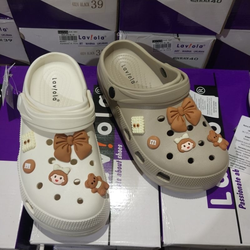 LAVIOLA sandal wanita karet original