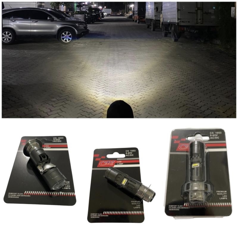 Lampu Utama Led H6 CR7 Lensa PNP H6 CSP Chip