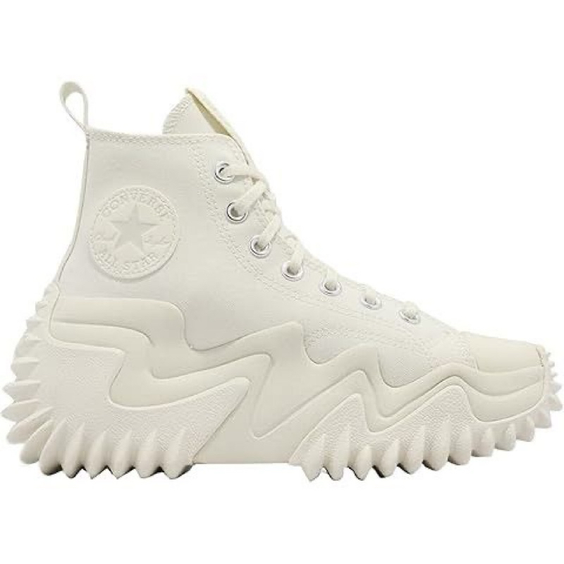 SEPATU CONVERSE RUN STAR MOTION HI PLATFORM LIGHT BONE TRIPLE WHITE ORIGINAL