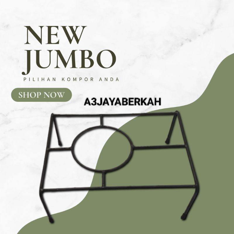 Tatakan behel oven kompor Quantum JUMBO/tatakan kompor JUMBO/pengaman tangkringan kompor gas JUMBO s