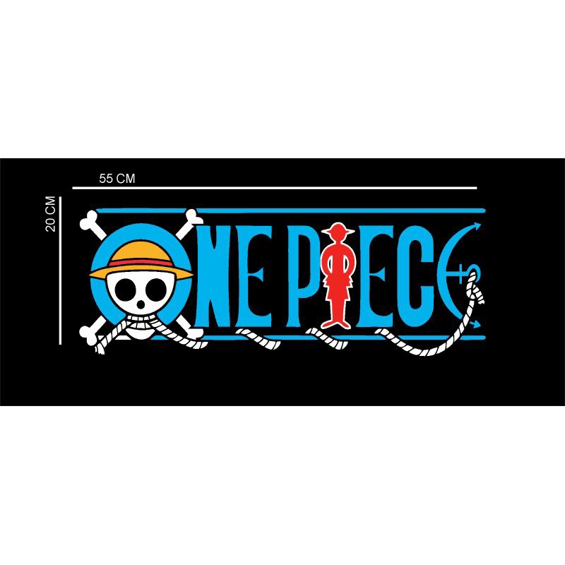 

Cutting Anime One Piece Text logo Warna warni