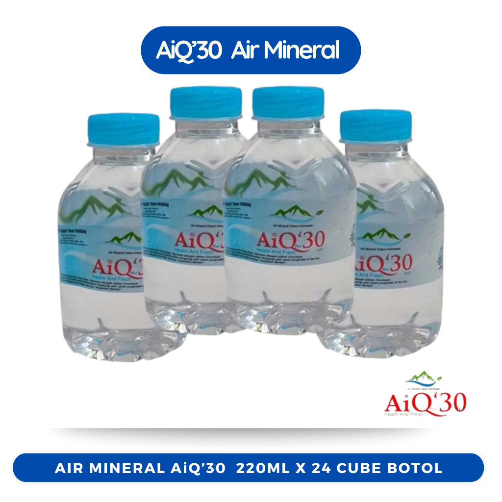 

Air Mineral AIQ30 mini cube 220 ml Halal