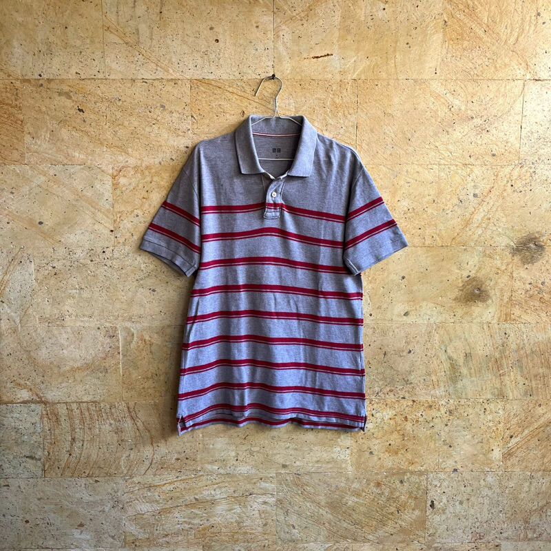 (Second) Polo Stripe Uniqlo size M