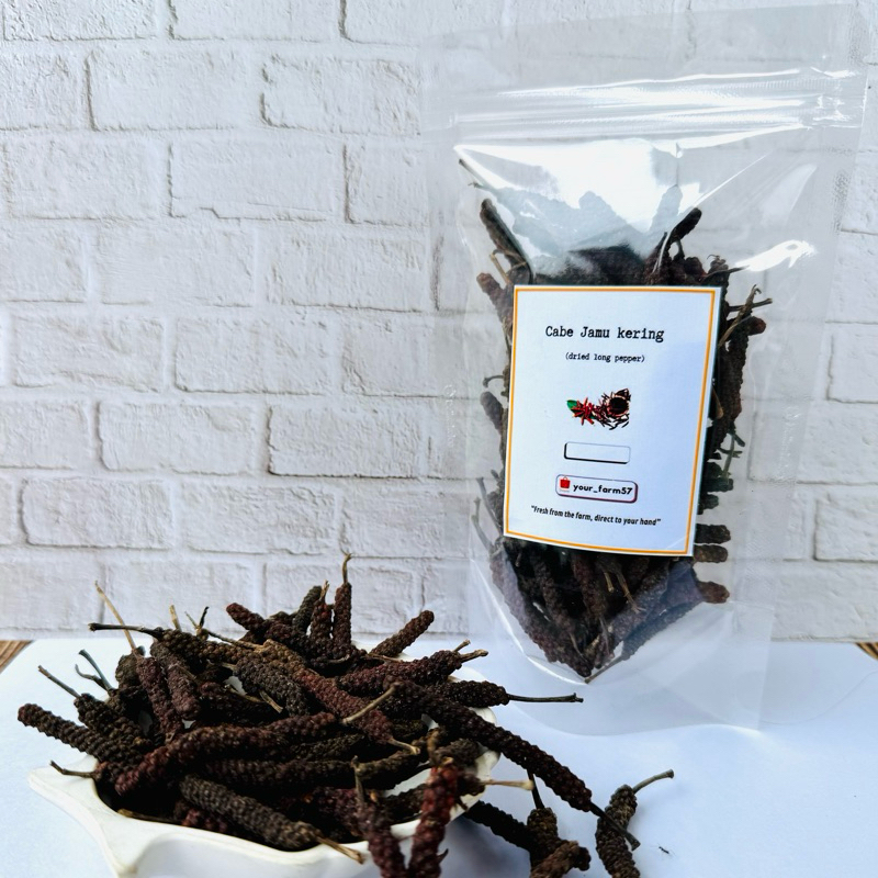 

Cabe Jawa Kering 100 gr / Cabe Jawa Herbal Alami JSR