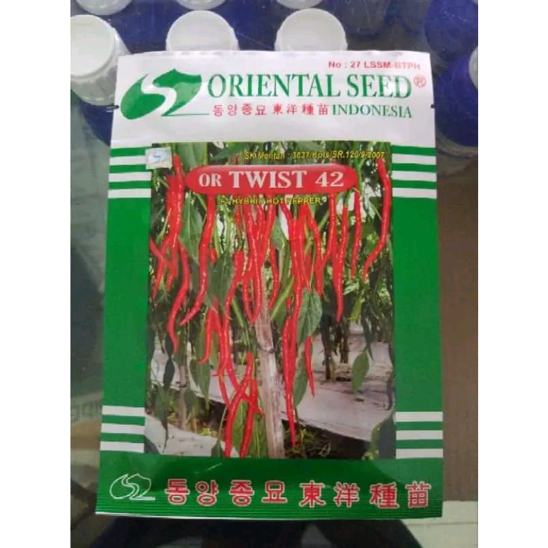 benih cabe kriting or twist 42 f1 10 gram