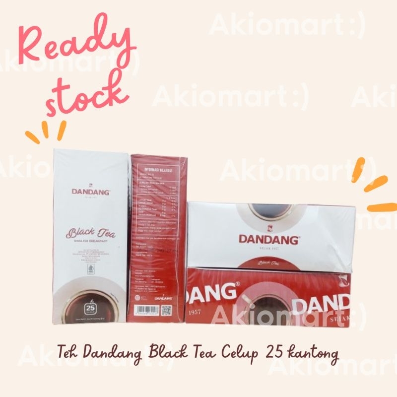 

Teh Celup Dandang Black Tea English Breakfast Teh Hitam 1 pack isi 25 kantong teh