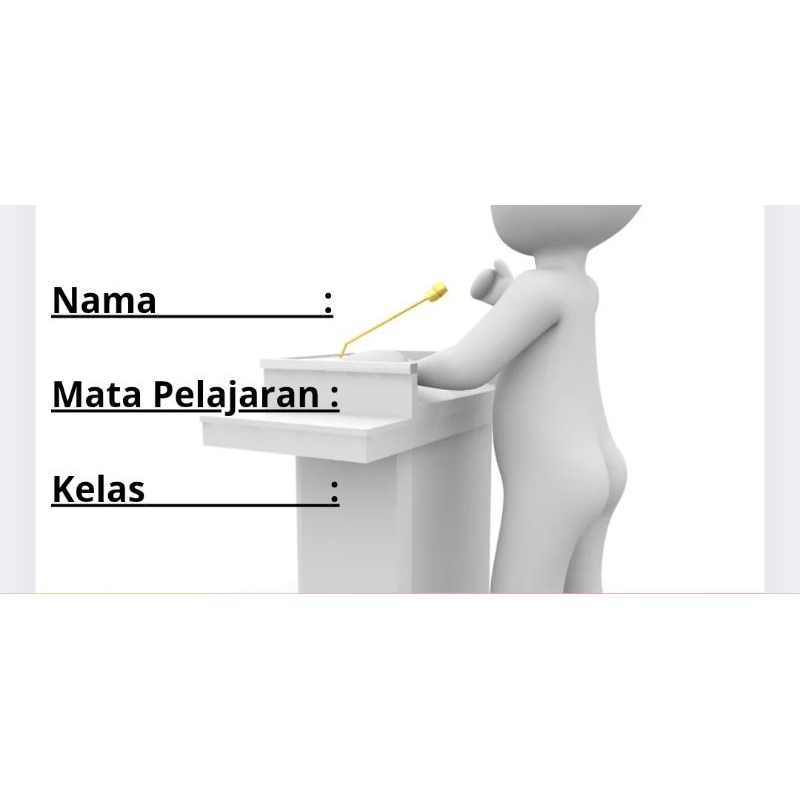 

stiker mapel ukuran 3x7cm isi 100pcs stiker