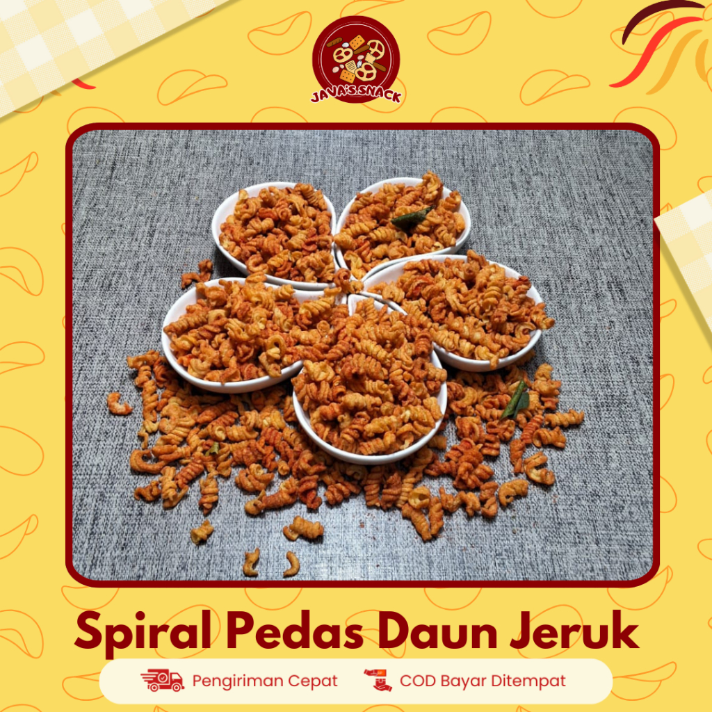 

Java's Snack Spiral Pedas Asin Gurih Kemasan 250 gr 500 gr