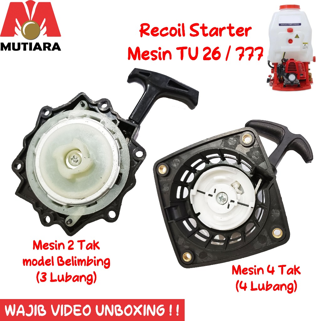 RECOIL STARTER MESIN YAMAMOTO 798(2 TAK) / 898 (4 TAK) MESIN BABAT 4 TAK ENGKOL MESIN SPRAYER SEMPRO