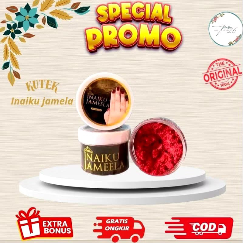 [COMELA]  BPOM INAI KUKU INAIKU JAMEELA READY 4 WARNA INAI KUKU KUTEK HENNA HALAL ORIGINAL NAIL HENN