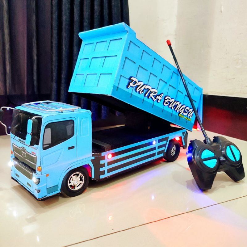Mainan Truk Rc Mobil Remot Control Miniatur Truck dump